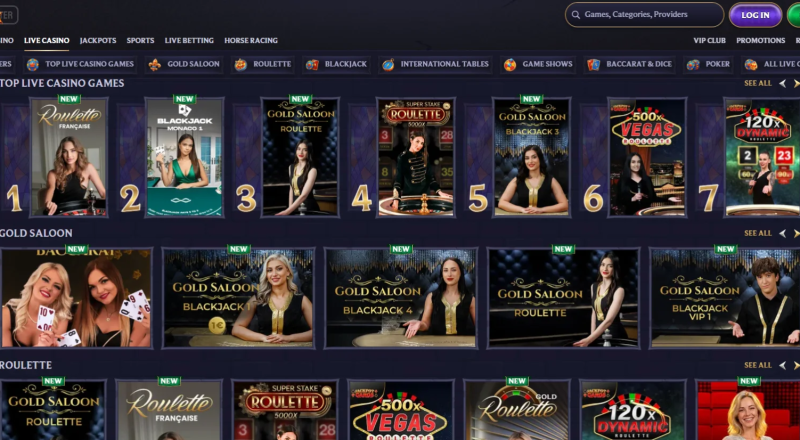 Live casino